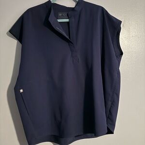 Figs Women's navy Blue scrub top